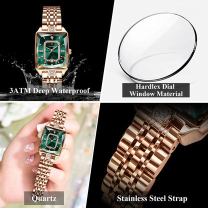 Luxury Watch For Woman Waterproof Calendar