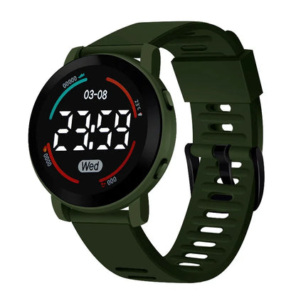 LED Digital Kids Watches Luminous Waterproof
