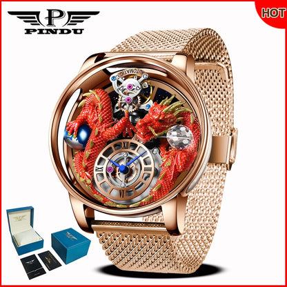 Design 2025 NEW Men Watch Diamond TourbillionTop