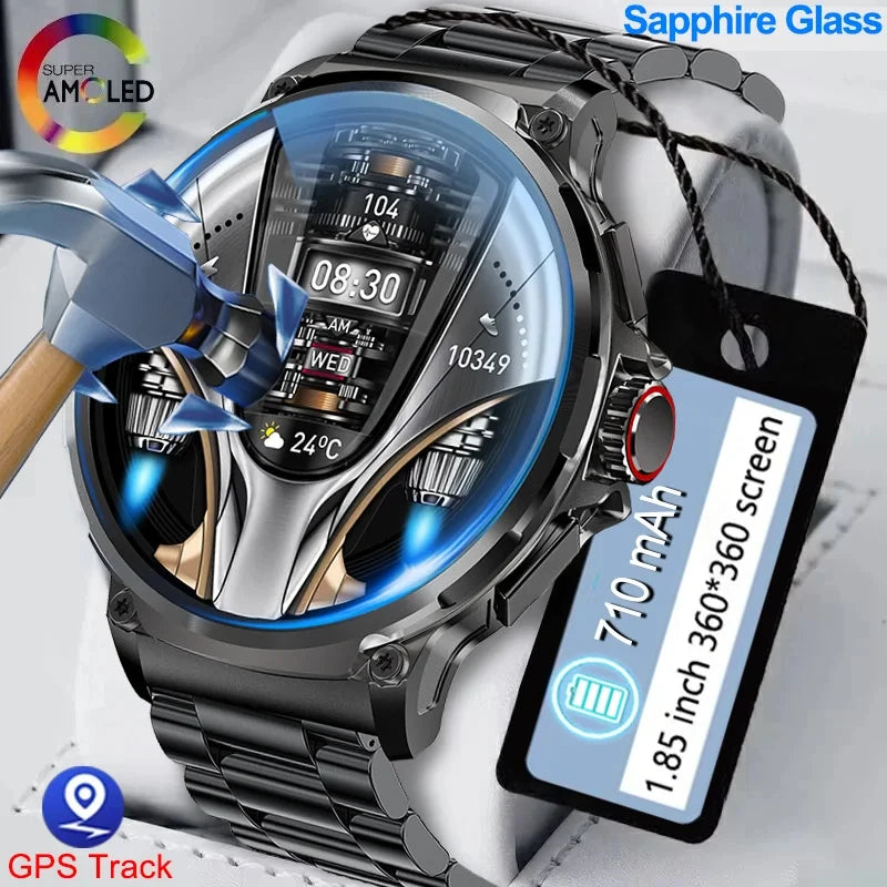 New Smart Watch Men 1.85-Inch HD Sports Bluetooth