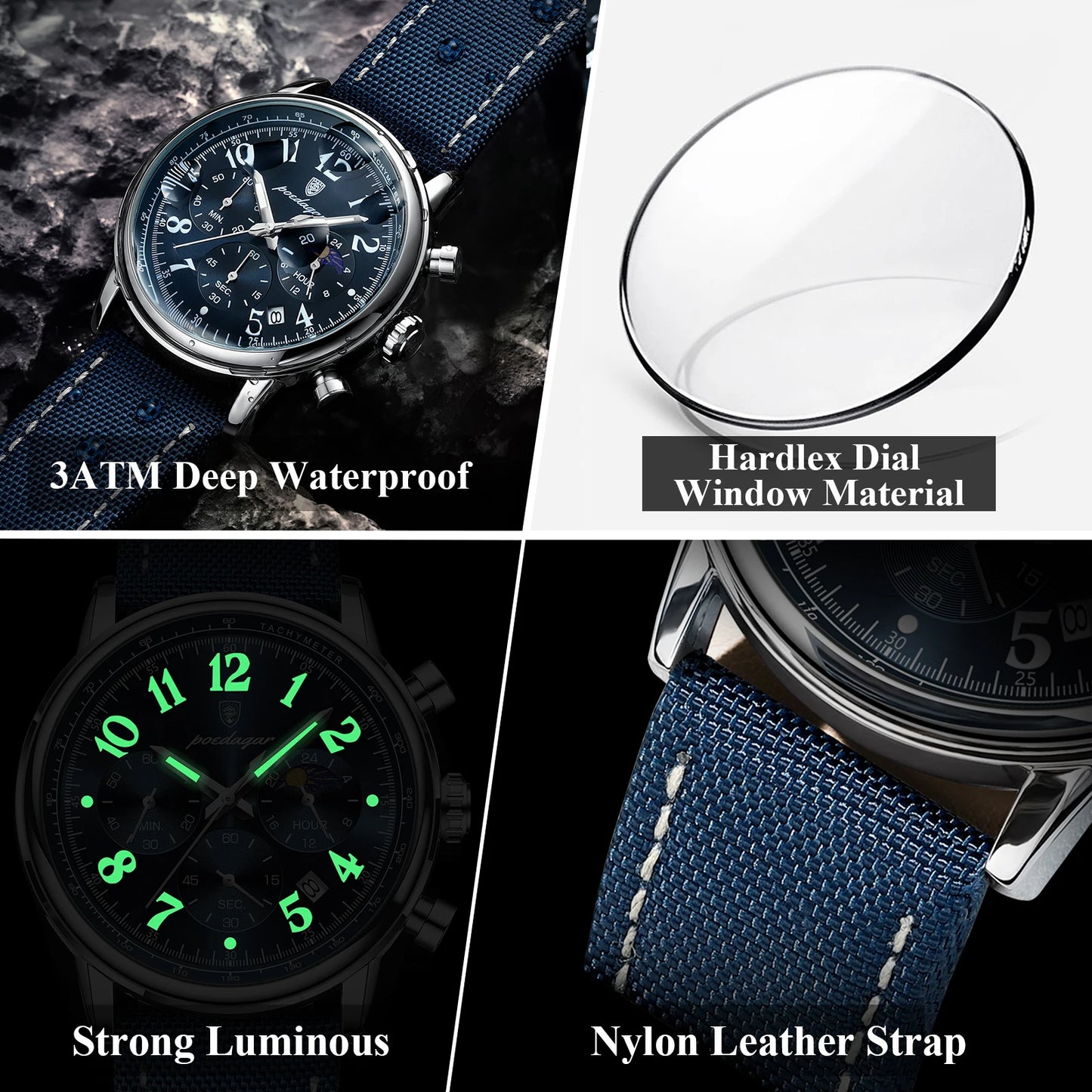 Luxury Sports Military Men Watch Waterproof Luminous