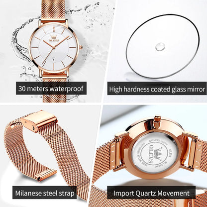 Fashion Women's Watches Milanese Mesh Belt