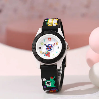 Fun Cartoon Car Themed Children Watches Cartoon