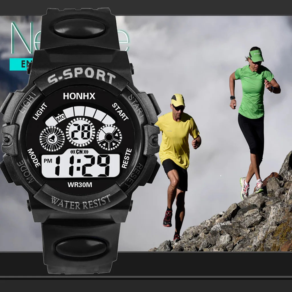 Student Electronic Watch Waterproof Sports Children