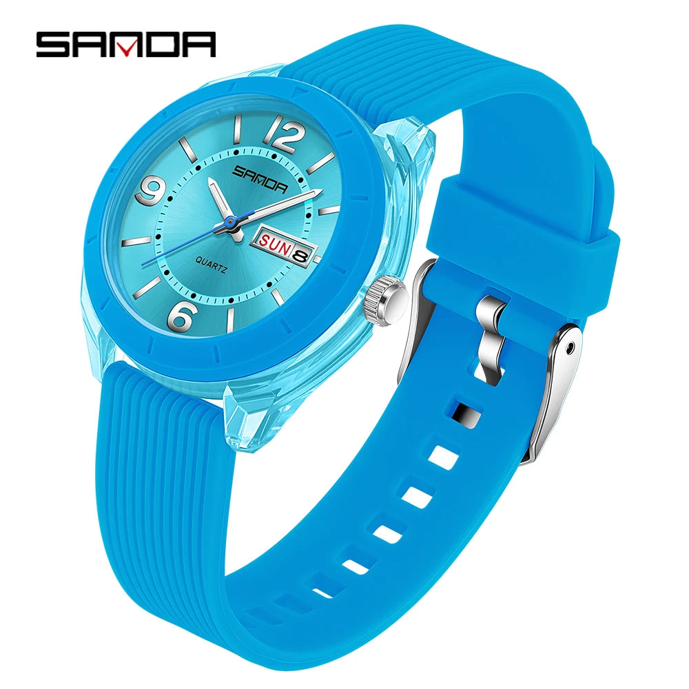 Watch for Women Waterproof Auto Date Week Elegant