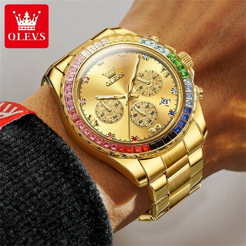 Luxury Top Brand Quartz Men's Watch Multi function