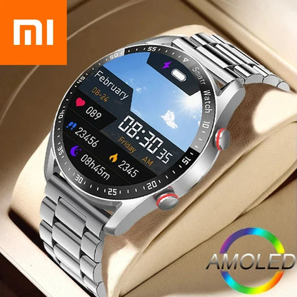 Bluetooth Call Smart Watch Men Laser Health Blood