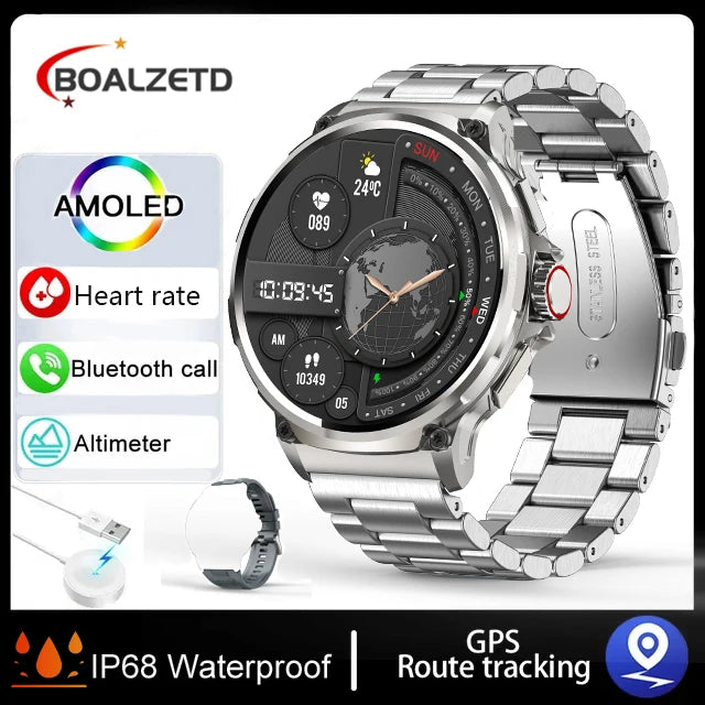 New Smart Watch Men 1.85-Inch HD Sports Bluetooth