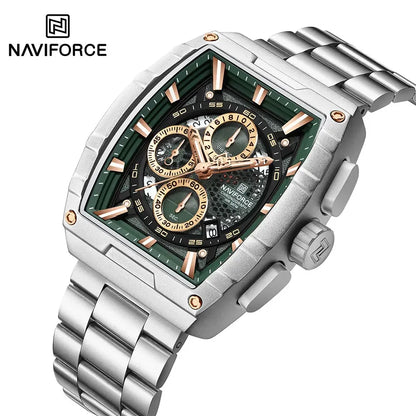 Top Brand Men's Watches Luxury Tonneau Quartz