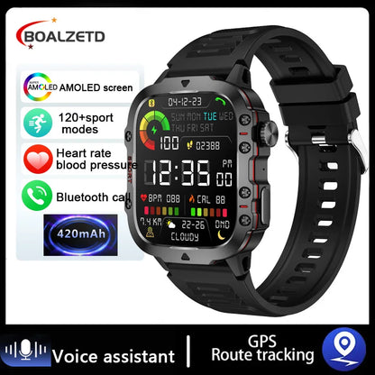 2025 New For Men Military Smart Watch Men IP68