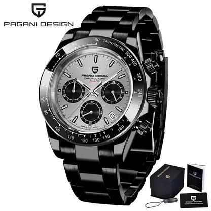 DESIGN Men's Quartz Watches Sapphire Retro