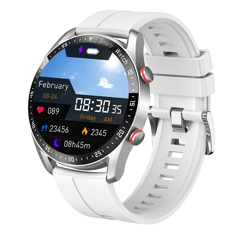 Bluetooth Call Smart Watch Men Laser Health Blood