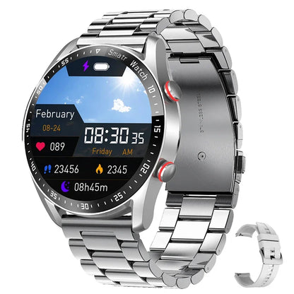 Bluetooth Call Smart Watch Men Laser Health Blood