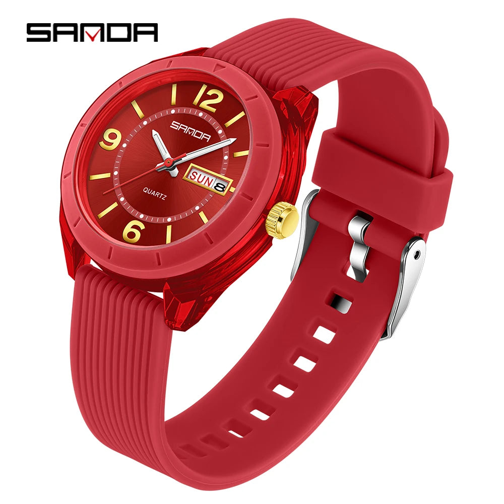 Watch for Women Waterproof Auto Date Week Elegant