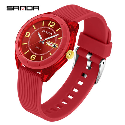 Watch for Women Waterproof Auto Date Week Elegant