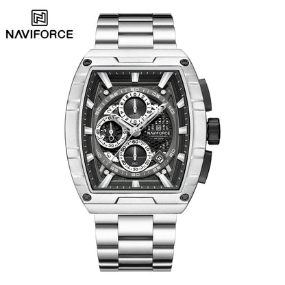 Top Brand Men's Watches Luxury Tonneau Quartz