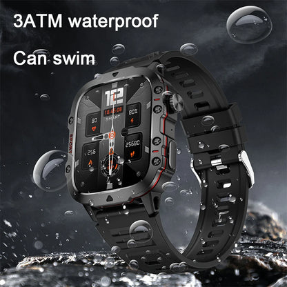 2025 New For Men Military Smart Watch Men IP68