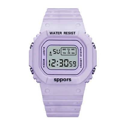 Sports Watch Boys Girls Student LED Electronic