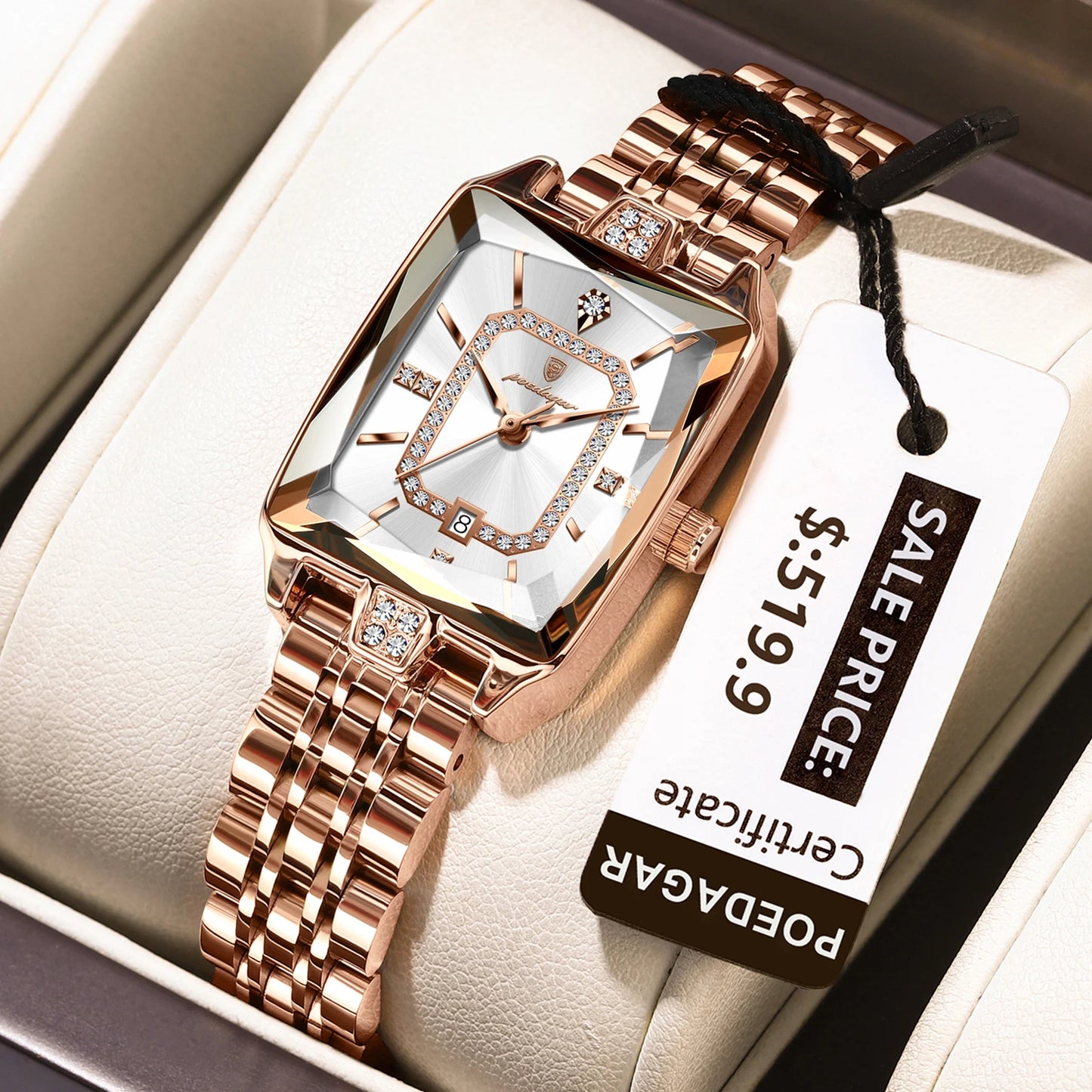 Luxury Watch For Woman Waterproof Calendar