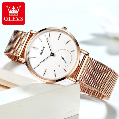 Milanese Steel Band Quartz Women's Watch 5190