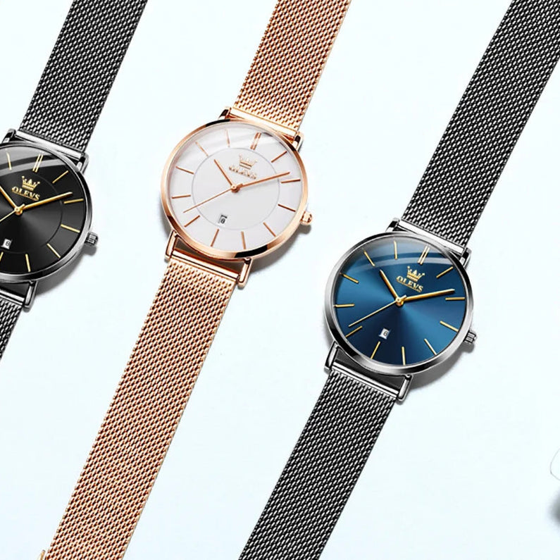 Fashion Women's Watches Milanese Mesh Belt