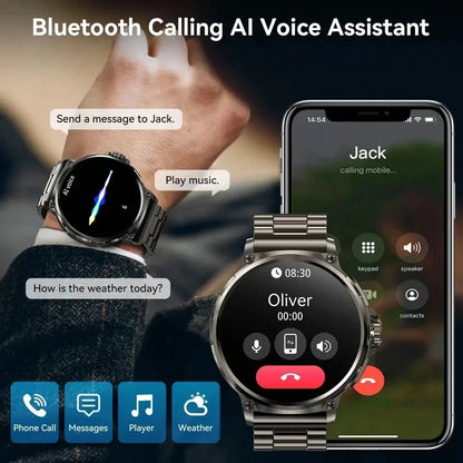 New Smart Watch Men 1.85-Inch HD Sports Bluetooth
