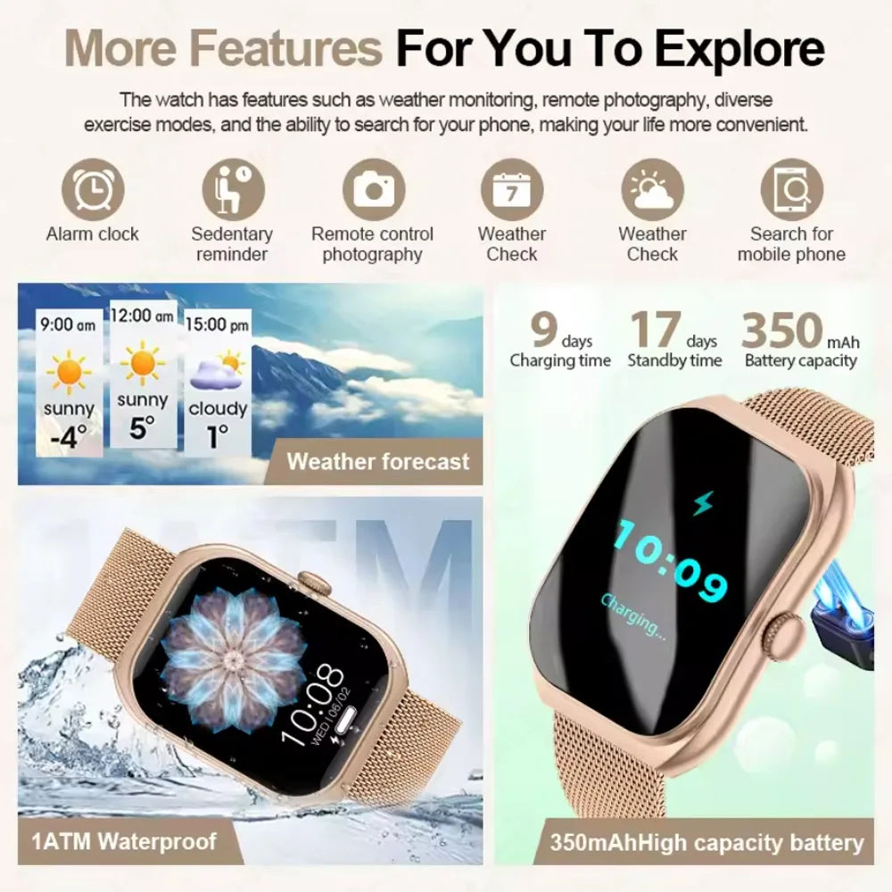 2025 New For Xiaomi Smart Watch Women Heart