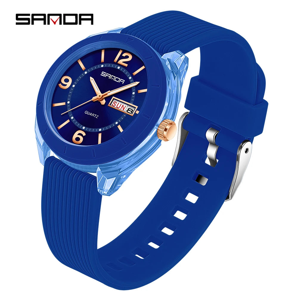 Watch for Women Waterproof Auto Date Week Elegant