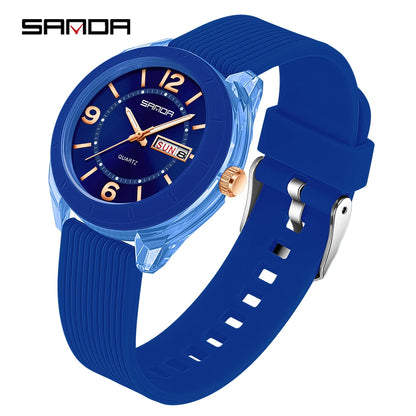 Watch for Women Waterproof Auto Date Week Elegant