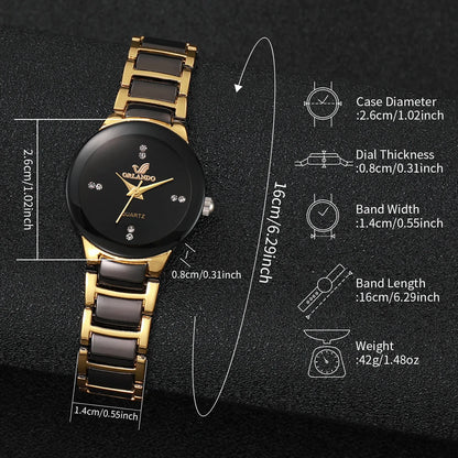 Fashion Rhinestone Women's Watch Stainless Steel