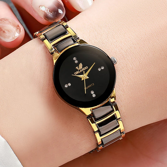 Fashion Rhinestone Women's Watch Stainless Steel