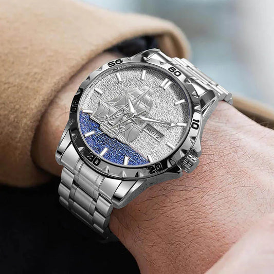 Three Dimensional Sailing Dial Design Luxury Automatic