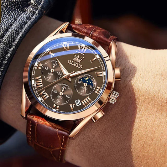 Multifunctional Men's Watches Stainless steel Luminous