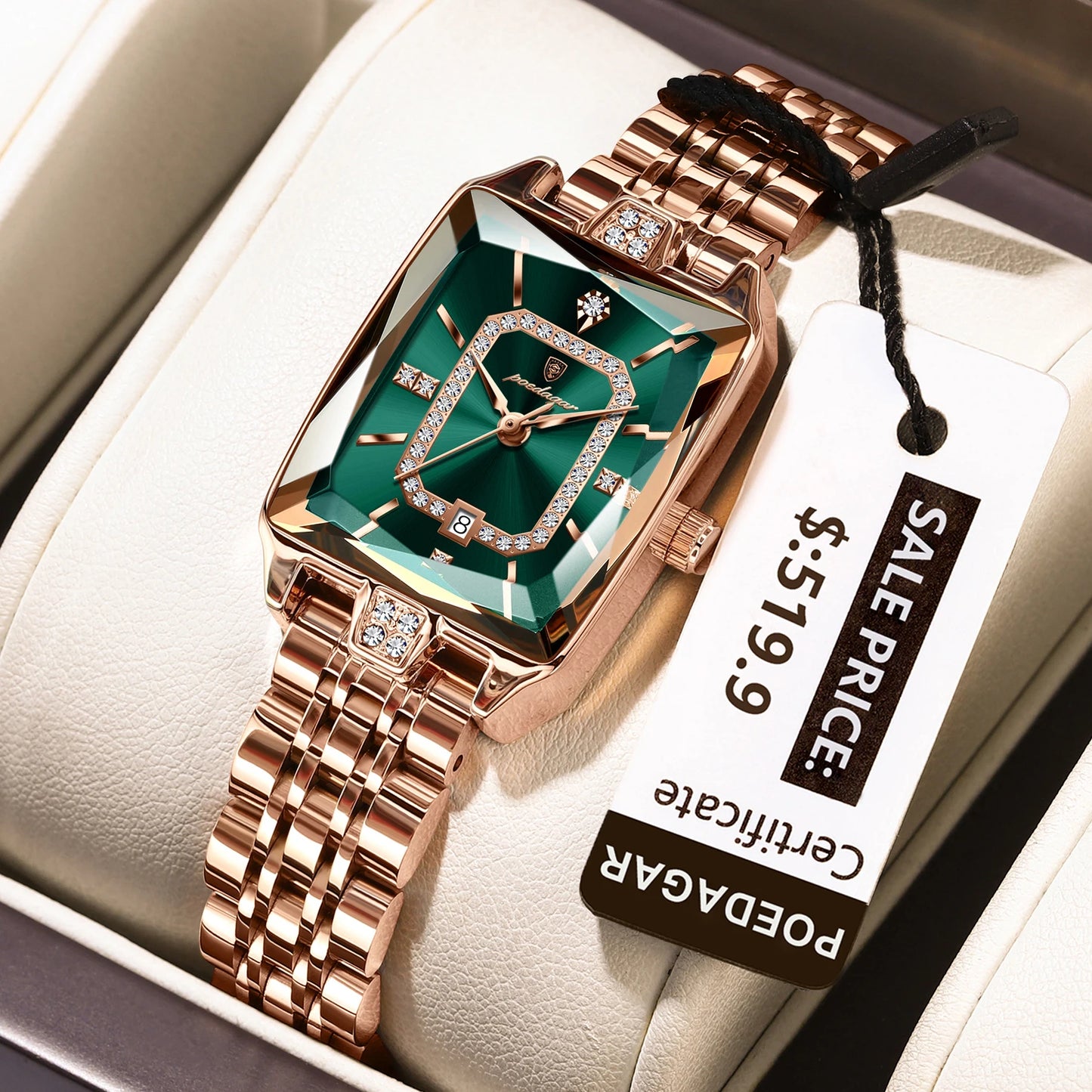Luxury Watch For Woman Waterproof Calendar