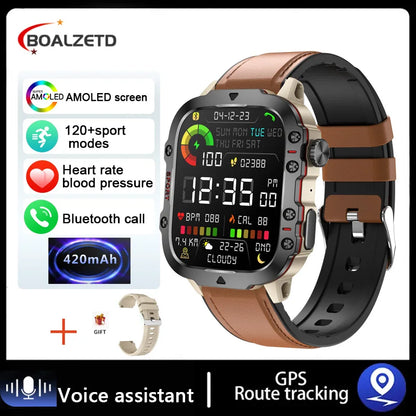 2025 New For Men Military Smart Watch Men IP68