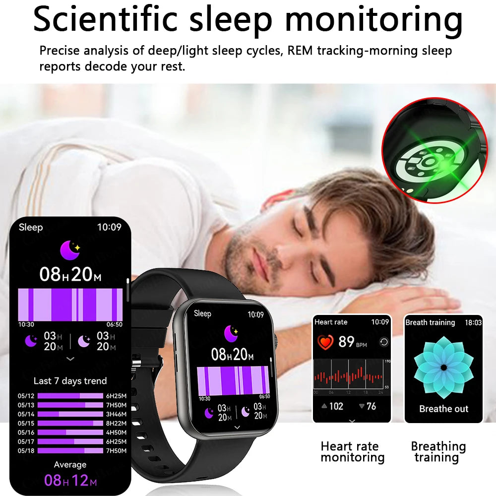 2025 New Smartwatch Men Android IOS Phone