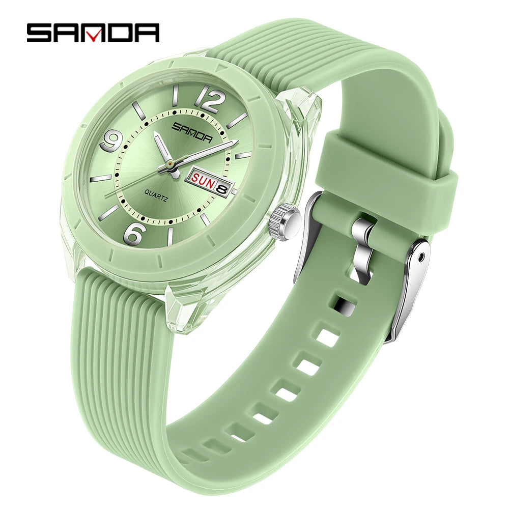 Watch for Women Waterproof Auto Date Week Elegant