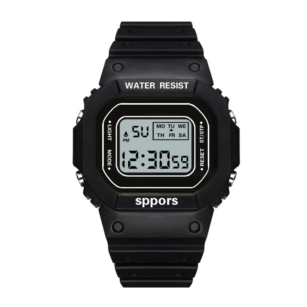 Sports Watch Boys Girls Student LED Electronic