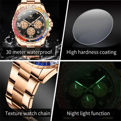 Luxury Top Brand Quartz Men's Watch Multi function