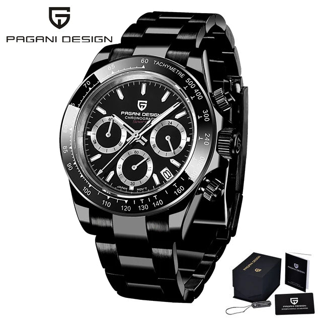 DESIGN Men's Quartz Watches Sapphire Retro