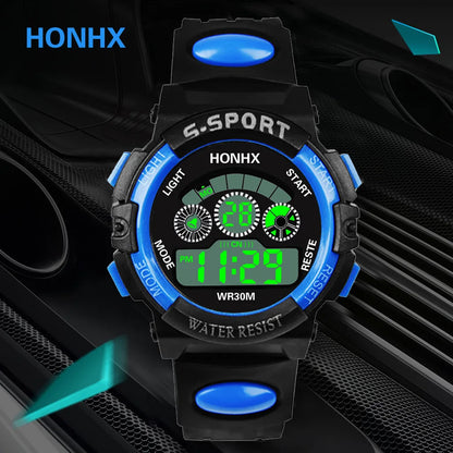 Student Electronic Watch Waterproof Sports Children
