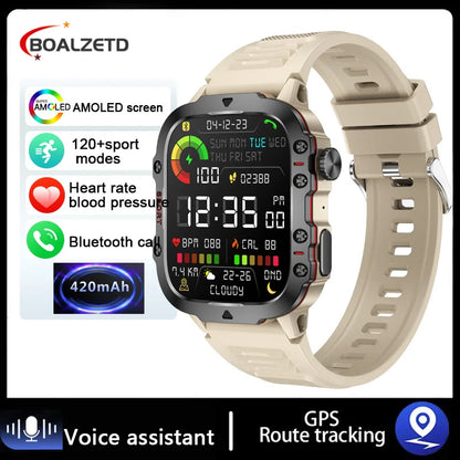 2025 New For Men Military Smart Watch Men IP68
