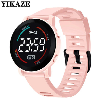 LED Digital Kids Watches Luminous Waterproof