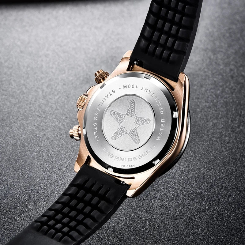 DESIGN Men's Quartz Watches Sapphire Retro